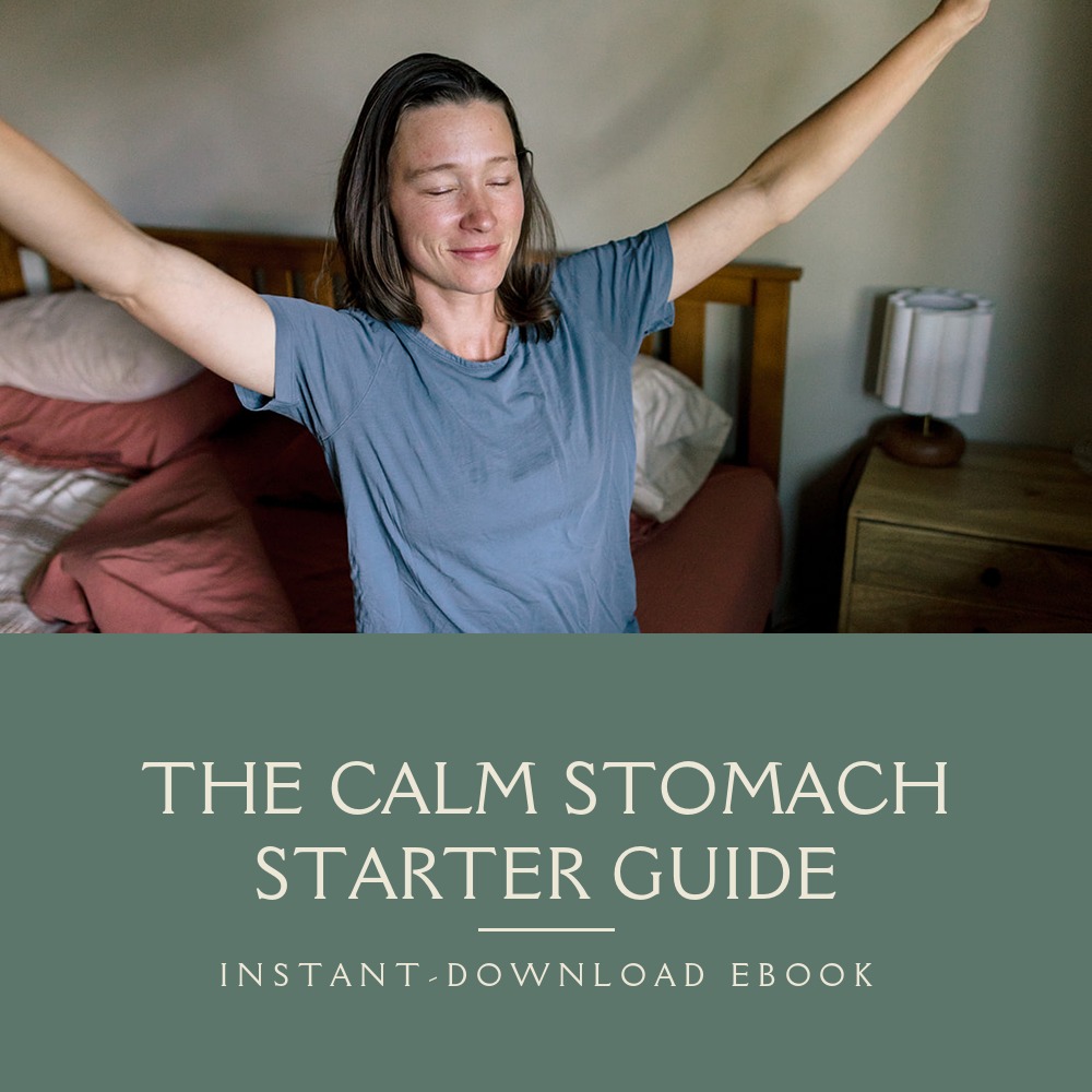 The Calm Stomach Starter Guide, an instant-download ebook